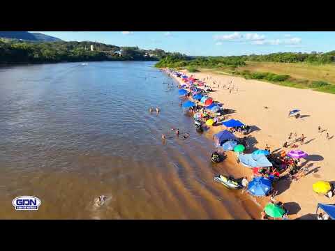 Praia Quarto Crescente de Aragarças-GO Domingo dia 30 de Maio