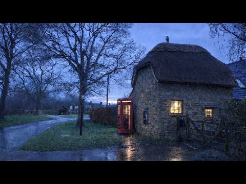 Rainy Early Morning Walk in the Cotswolds – Gentle Village Life