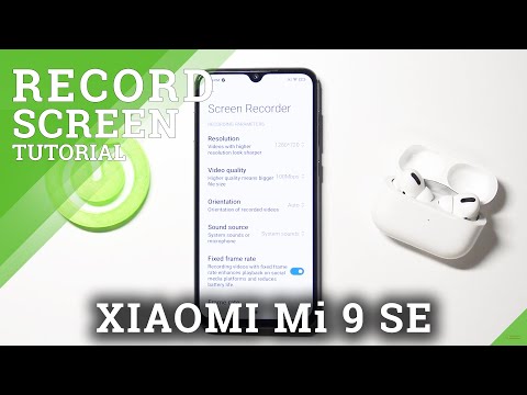How to Change Sound Settings Of Screen Recorder in XIAOMI Mi 9 SE – Set Up Screen Recorder