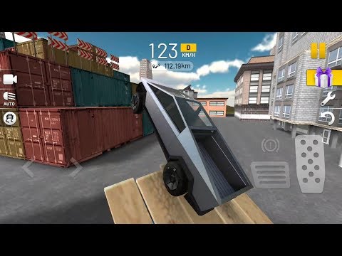 Extreme Car Driving Simulator - NEW CAR TESLA CYBERTRUCK - android gameplay #9