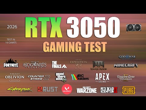 RTX 3050 6GB : Test in 19 Games - RTX 3050 6GB Gaming