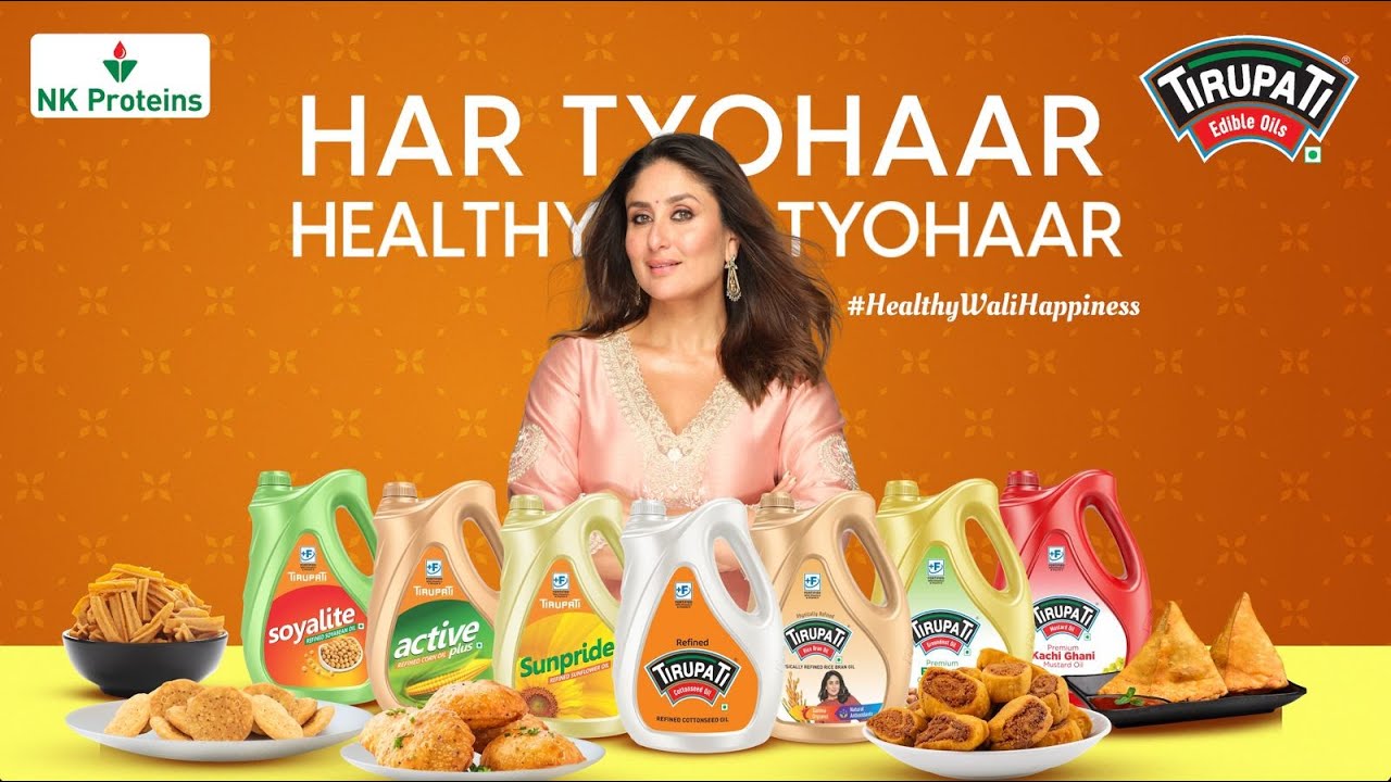 Tirupati Edible Oils' ‘Har Tyohar, Healthy Tyohar’ campaign. 