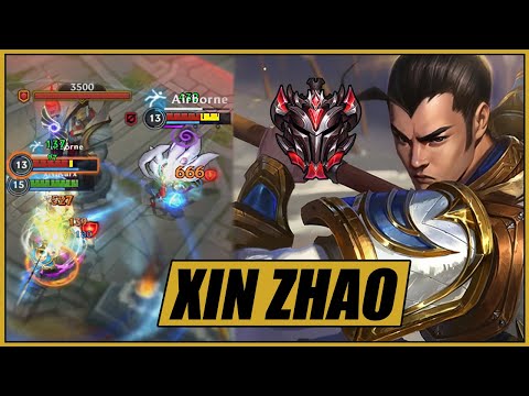 WILD RIFT XIN ZHAO 11 KILLS!! HARD CARRY GAMEPLAY IN SOLO Q (BUILD & RUNES)