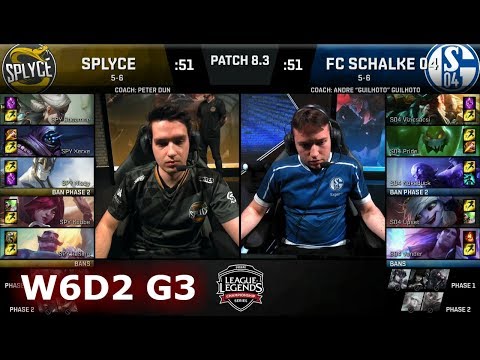 Splyce vs FC Schalke 04 | Week 6 Day 2 of S8 EU LCS Spring 2018 | SPY vs S04 W6D2 G3