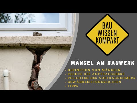 Defects in the construction according to VOB - Definition / Notification of defects / Rights & ob...