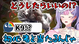 初めてのランク戦でいきなりK9と当たるも良い戦いをするもねち【梢桃音/にじさんじ/遊戯王マスターデュエル/切り抜き】