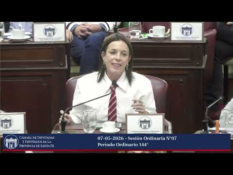 INTERVENCION DIPUTADA DE PONTI LUCILA - SESIÓN ORDINARIA Nº07 -PERIODO ORDINARIO 144º - 07/05/26