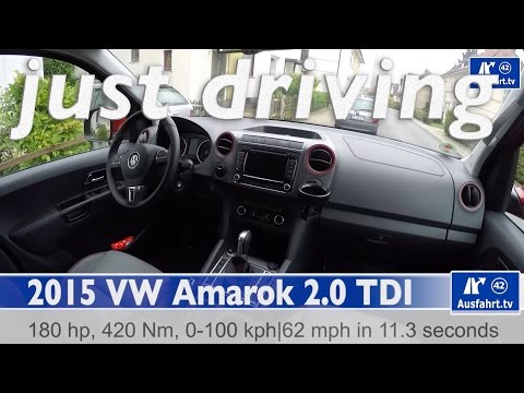2015 Volkswagen Amarok 180hp TDI -  just driving - on autobahn, country road and in the city