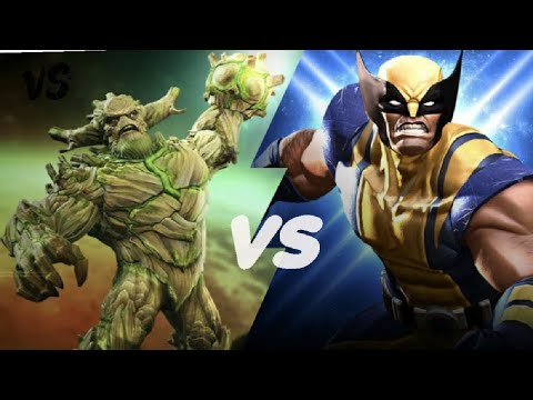 6 star Rank 3 King Groot vs ROL Wolverine (auto fight) let's see who comes out top 👀