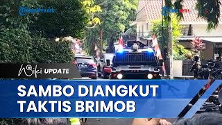 Naik Kendaraan Taktis Brimob, Ferdy Sambo Tiba di Rumah Pribadi untuk Rekontruksi Tewasnya Yosua