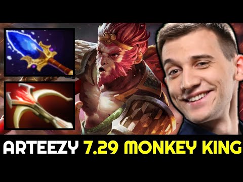 ARTEEZY 7.29 Monkey King with Scepter Build & Daedalus