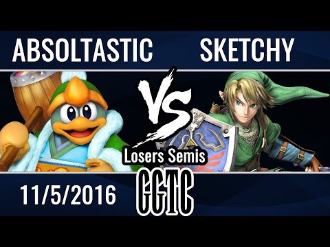Absoltastic vs Sketchy - Losers Semis - GGTC - Smash Bros. Wii U