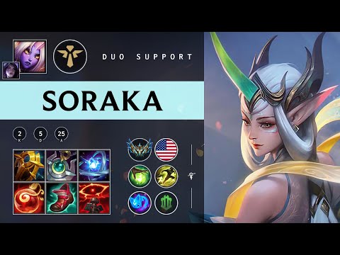Soraka Support vs Nami - NA Challenger Patch 25.23