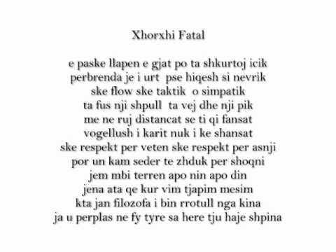 Don Kleo ft Xhorxhi Fatal stilat sun i vjedhintext