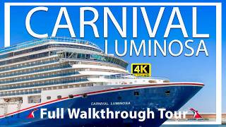 Carnival Luminosa | Full Walkthrough Tour & Review | New 2026 4k