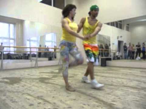Wakko Leandro d'Oliveira & Taty Pinarina, demo brazillian zouk. Набережные Челны 3.05.2014