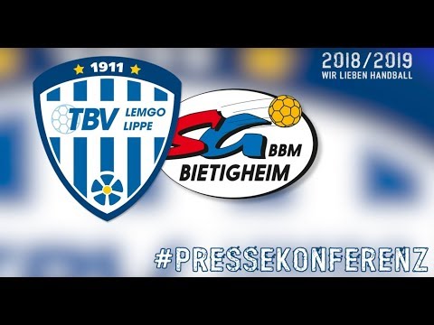 02.12.2018 TBV Lemgo Lippe gg. SG BBM Bietigheim - Pressekonferenz