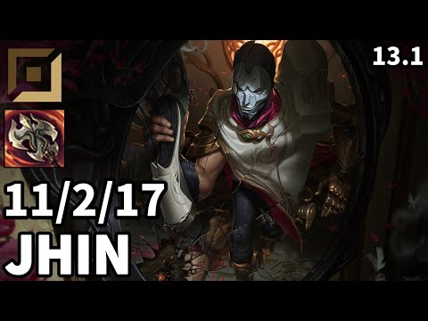 Jhin ADC vs Draven - KR Grandmaster | Patch 13.1
