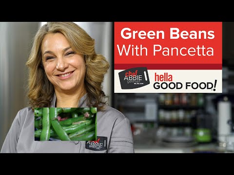 Green Beans with Pancetta