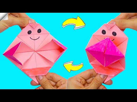 DIY crafts easy Paper toy antistress transformer