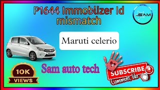 P1644 immoblizer id mismatch #marutisuzuki #key