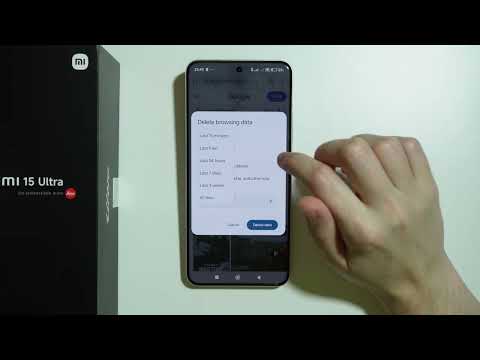 Xiaomi 15 Ultra: How to Clear Browsing Data (Delete Browsing History)