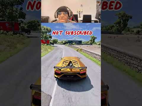 Not Subscribed People 😥😥 Beamng  #shorts