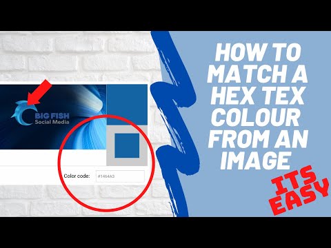 How To Find A Colour Code Match From Image - Hex Tex Colour Matcher