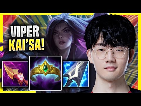 VIPER IS A MONSTER WITH KAI'SA! - EDG Viper Plays Kai'sa ADC vs Jhin! | Season 2022