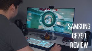 Samsung 34" CF791 QUANTUM DOT 100hz Monitor Review| This thing is a Beast!