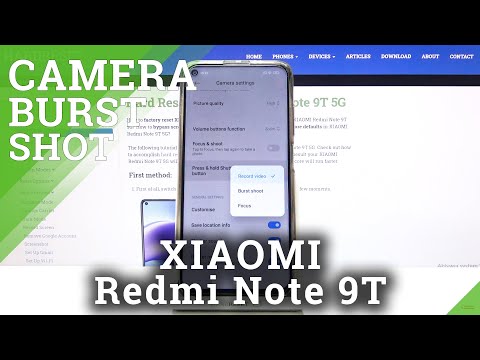 How to Take Multiple Pictures within Seconds in Xiaomi Redmi Note 9T - Take Burst Shot