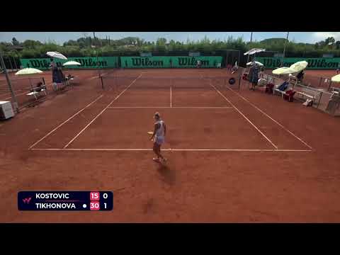 Teodora Kostovic [Q] (SRB) vs Anastasia Tikhonova (RUS) // 4-6 6-1 6-3// W75 Cordenons // 1st Round