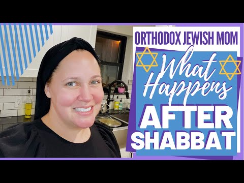 Motzei SHABBAT Routine | After Shabbat Traditions | Saturday Night Routine | Orthodox Jewish Mom