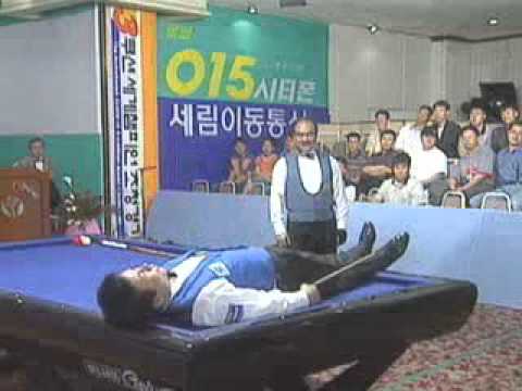 Roberto Rojas - Esibizione televisione Koreana [www.biliardoweb.com]
