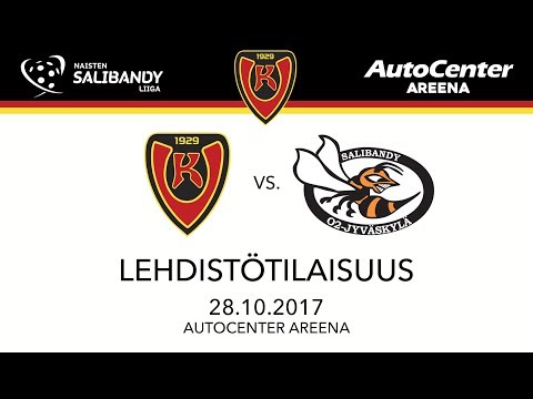 Naisten Liiga: Koovee – O2-Jyväskylä, 28.10.2017, Lehdistötilaisuus