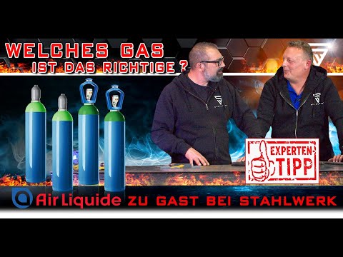 STAHLWERK - Welches Schutzgas ist das Richtige? Air Liquide zu Besuch in der STAHLWERKSTATT