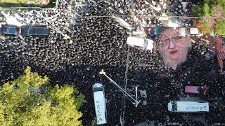 Drone: Rachmistrivka Rebbe Levayah - BP, Airmont | צילומי אוויר: מסע הלוויה האדמו"ר מרחמסטריווקא