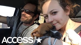 Luke Perry's Daughter Is Missing Her Dad 'A Little Extra' & Shares A Sweet Pic | Access video