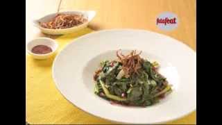 سبانخ بالزيت - وصفات فتافيت القصيرة - فتافيت