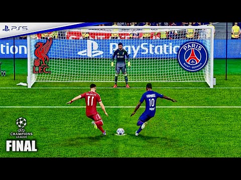 PSG gegen Liverpool 🔥 Salah gegen Dembélé | Champions-League-Finale – Elfmeterschießen (FC 26) – PS5