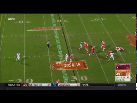 2016 USC vs Clemson - Marquavius Lewis Sack