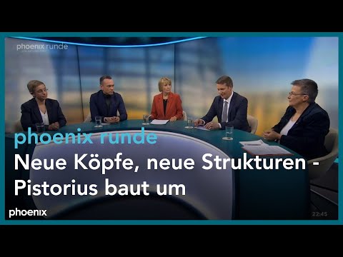 phoenix runde: Neue Köpfe, neue Strukturen - Pistorius baut um