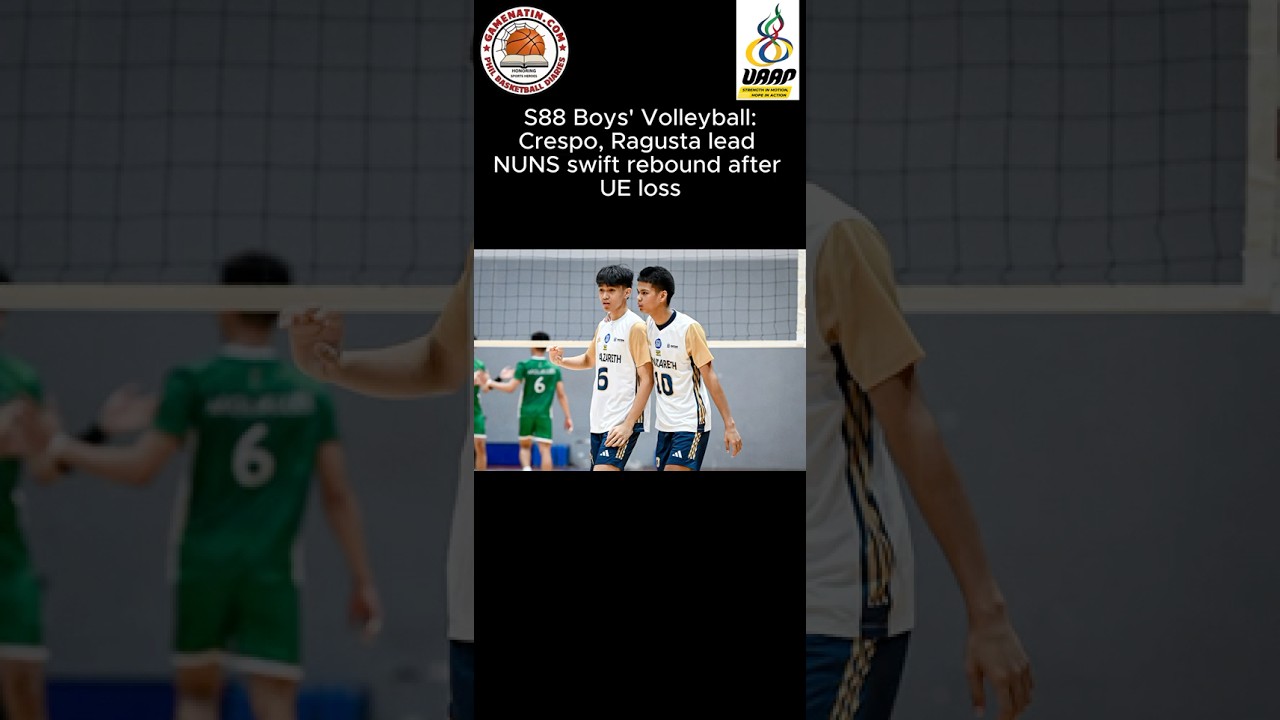 UAAP Boys' Volleyball: NU regains winning ways by dumping Adamson