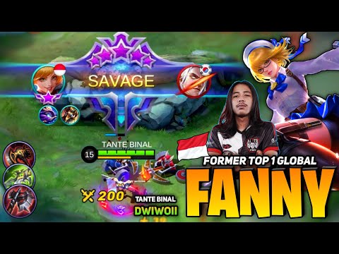 Perfect FANNY SAVAGE Gameplay [Former Top 1 Global Fanny] TANTE BINAL aka Dwiwoii - Mobile Legend