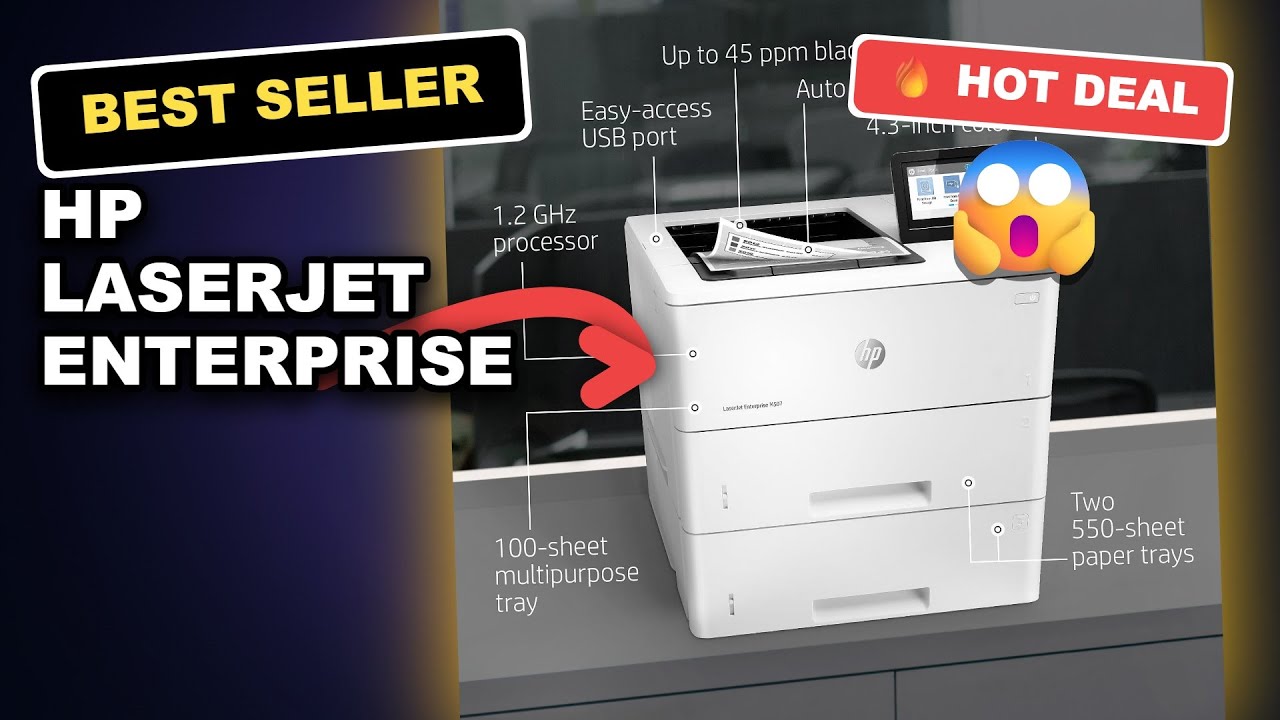 HP LaserJet Enterprise M507x Honest Review: Actually Good for Busy Offices?