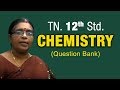 Tamil Nadu 12th Std Chemistry 12th Std Question Paper