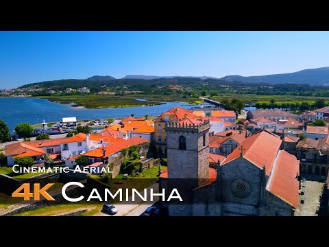 CAMINHA 🇵🇹 Fotografia aérea com drone 4K | Viana do Castelo Portugal