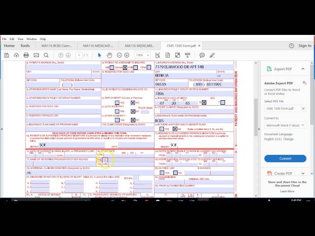 ub92-claim-form-fill-out-printable-pdf-forms-online for Free Printable 1500 Medical Claim Form Ub92 Claim Form ≡ Fill Out Printable PDF Forms Online for Free Printable 1500 Medical Claim Form