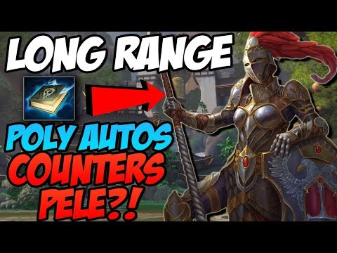 ATHENA LONG RANGE POLY AUTOS! SECRET PELE COUNTER?! - GrandMasters Ranked Duel - SMITE