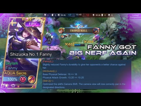 FANNY GOT BIG NERF AGAIN! BUT THAT AIN’T MY PROBLEM | MONTAGE | MLBB